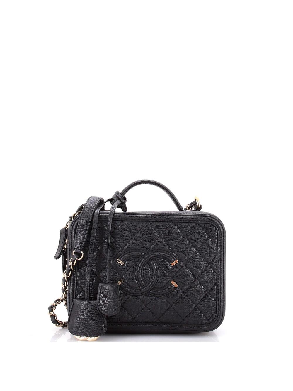 Chanel Filigree Vanity Case Quilted #301658C42B